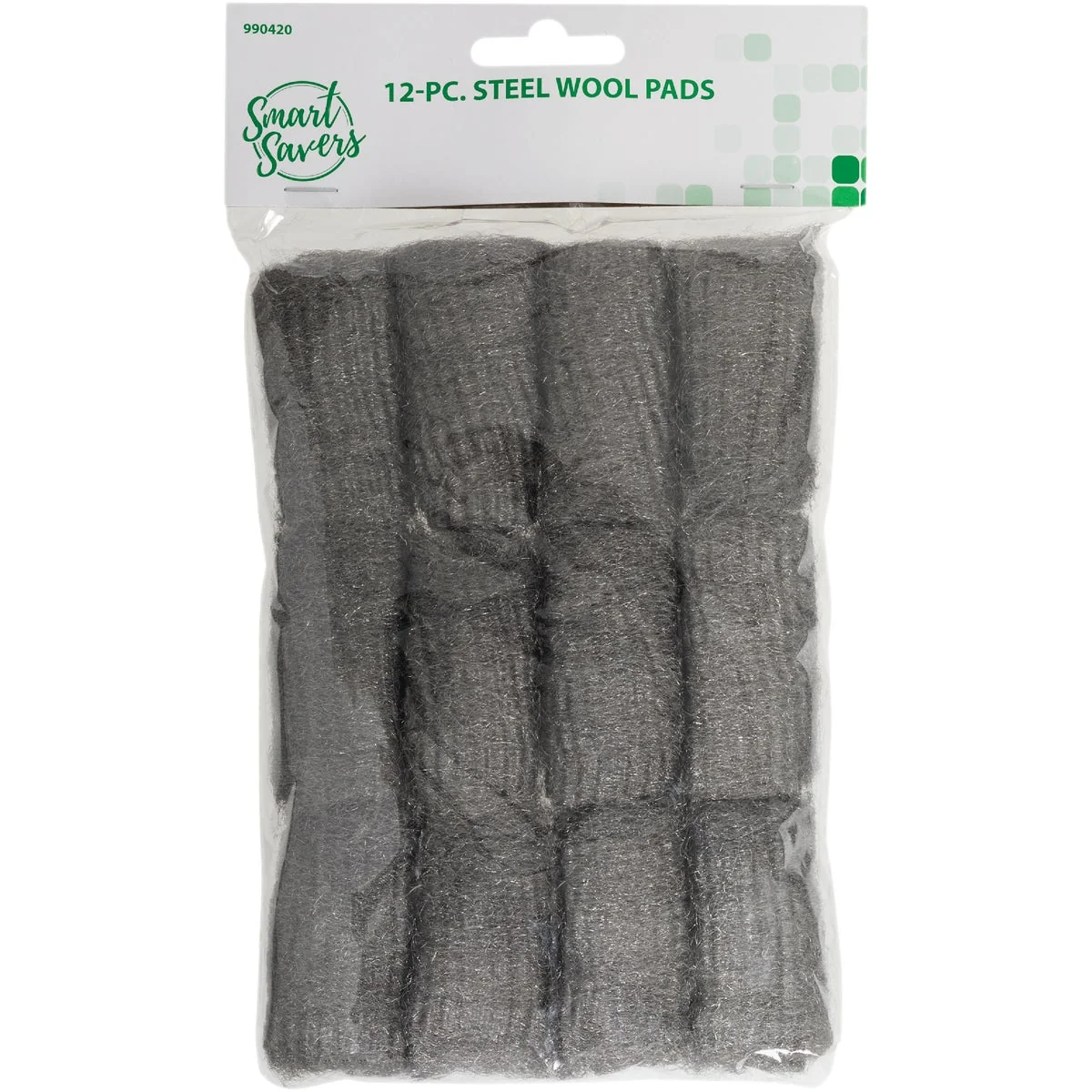 Breathable Smart Savers 0 Steel Wool 12-Pack Recyclable