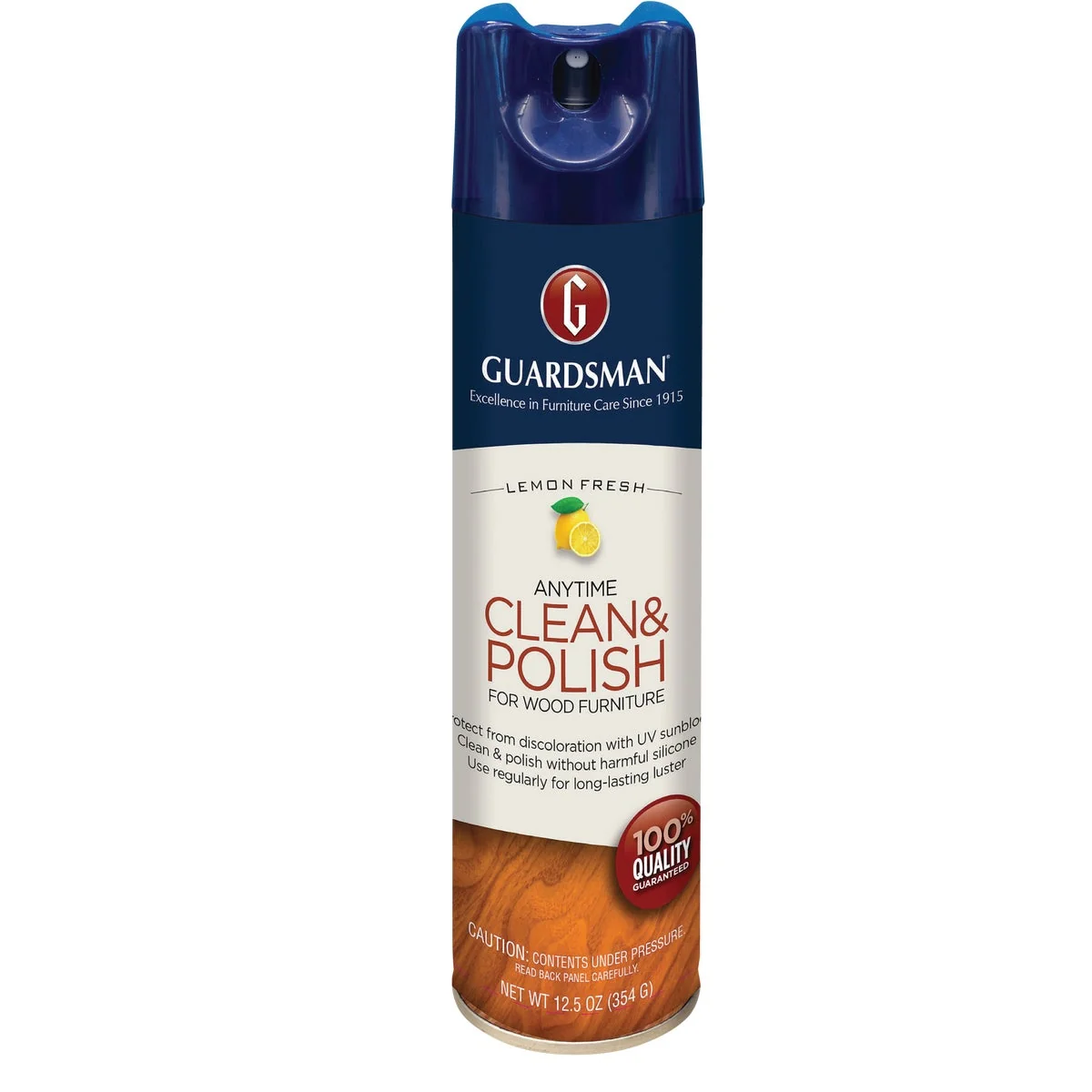 Contemporary Guardsman 12.5 Oz. Lemon Anytime Clean Polish for Wood Furniture