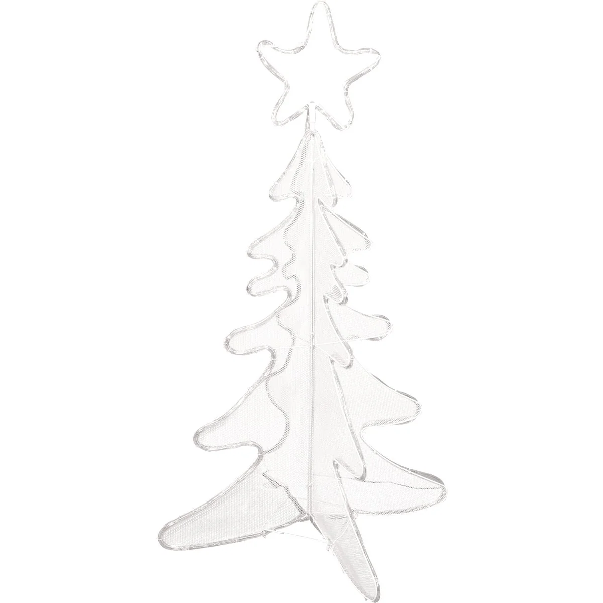 Excellent Alpine 50 In. LED Red Green Christmas Tree Lighted Decoration Stylish