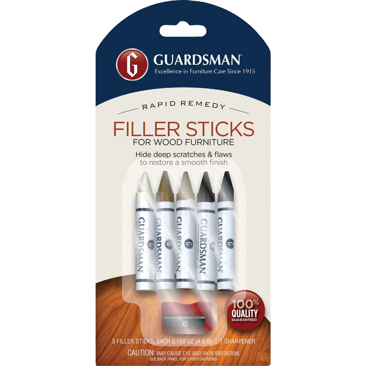 Effective Guardsman Rapid Remedy 5-Color Wood Furniture Filler Sticks Responsible