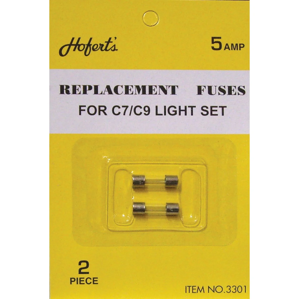 Stylish J Hofert 5A GlassType C Christmas Light Set Fuses 2-Pack Trendy