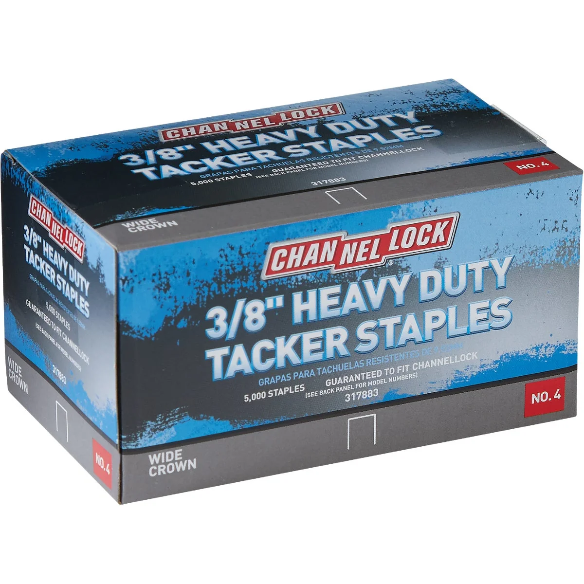 Refined Channellock No. 4 Hammer Tacker Staple 3 8 In. 5000-Pack Powerful