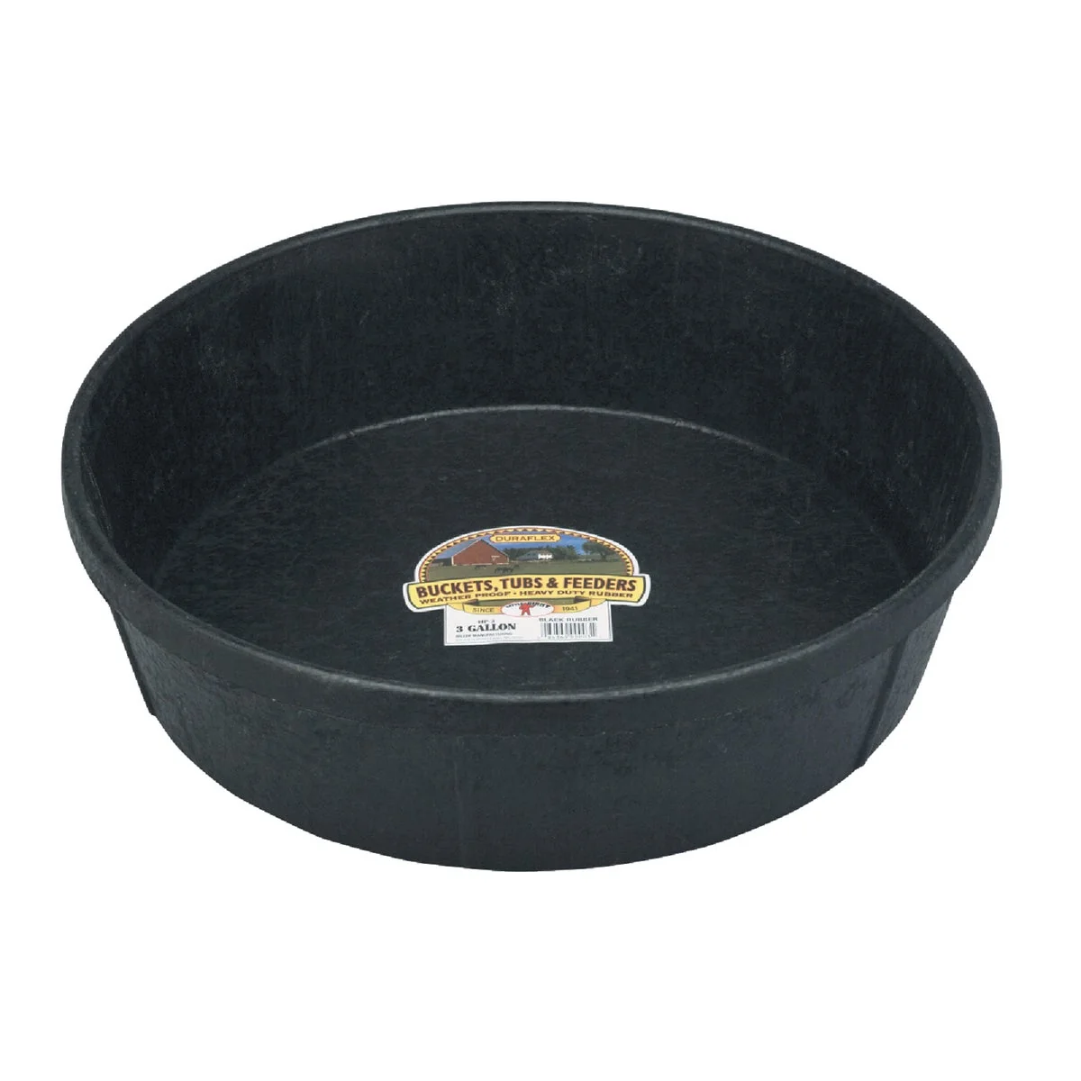 Versatile Fortex Fortiflex 12 Qt. Plastic General Purpose Feed Pan Verified