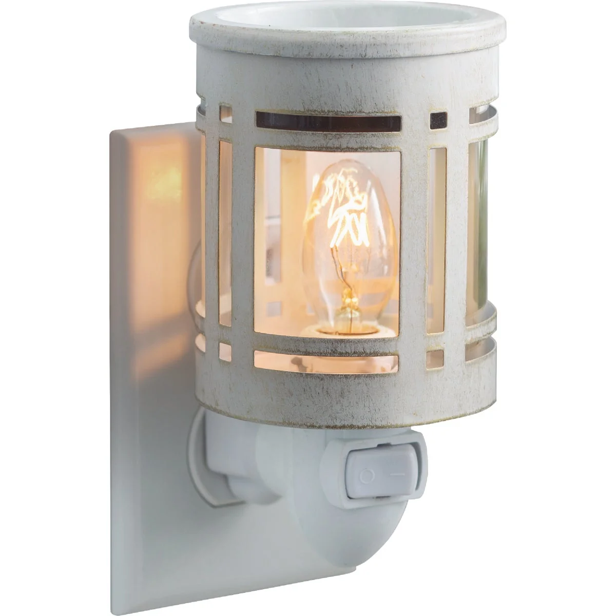 Expertly Made Candle Warmers Classic Metal Mission Ceramic Pluggable Fragrance Warmer Flexible