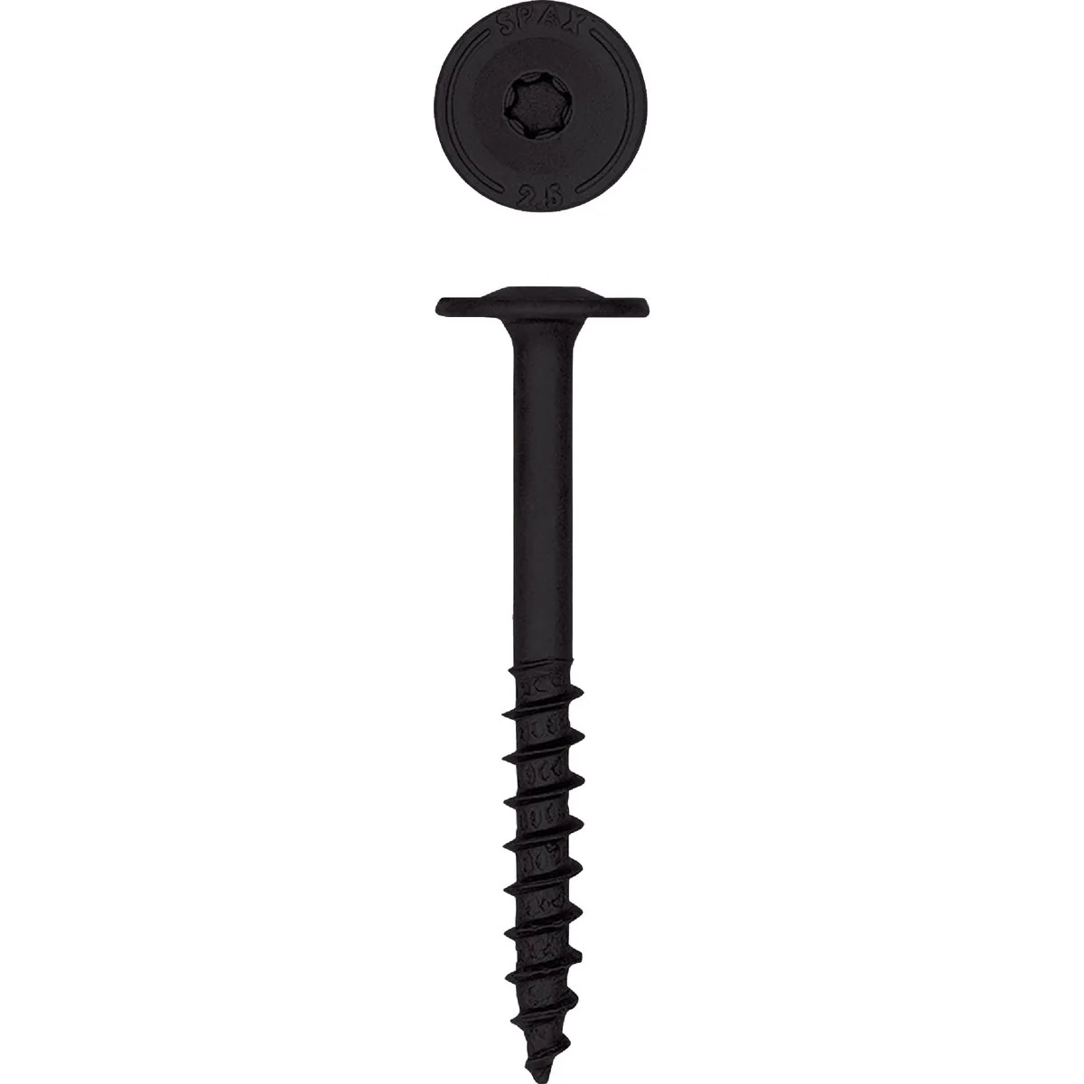 Specialty SPAX 1 4 X 2-1 2 In. PowerLag Washer Head T-30 HCR Exterior Rated Lag Screw Power Pax 12-Count Secure