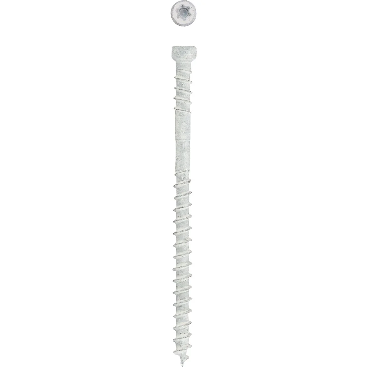 Top-Quality SPAX 8 x 2-1 2 In. Double Thread HCR Exterior Rated White Trim Screw 100-Count Exclusive