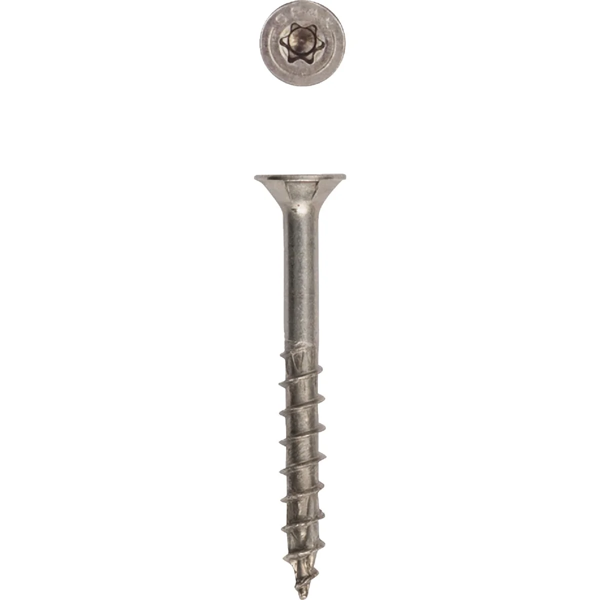 Refined SPAX 9 x 1-1 2 In. Flat Head T-20 304 Stainless Steel Exterior Rated 1 Lb. 155-Count Recyclable