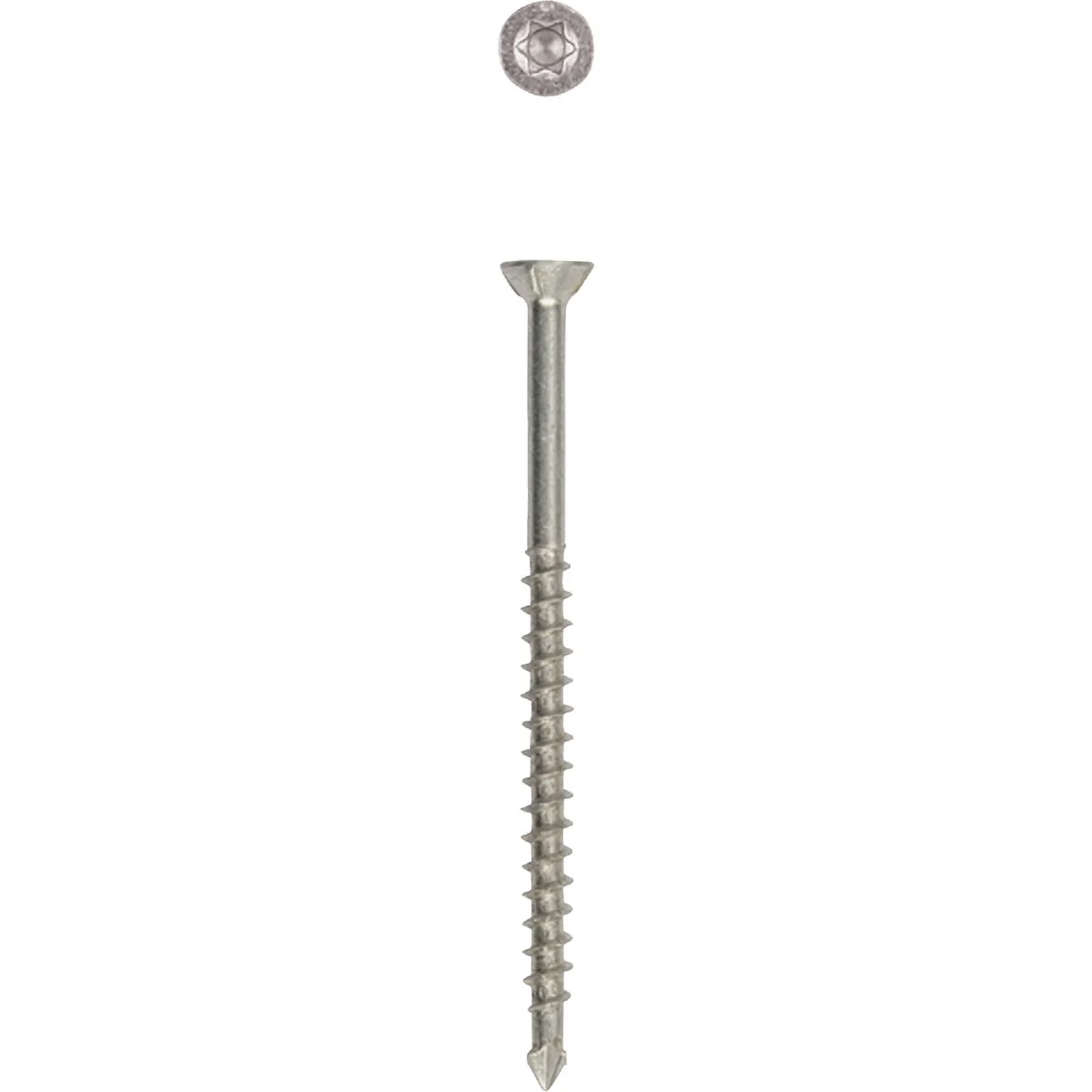 Crafted SPAX 8 x 2-1 2 MDF Trim Head T-20 Zinc Interior 1Lb. Screw 154-Count Convenient