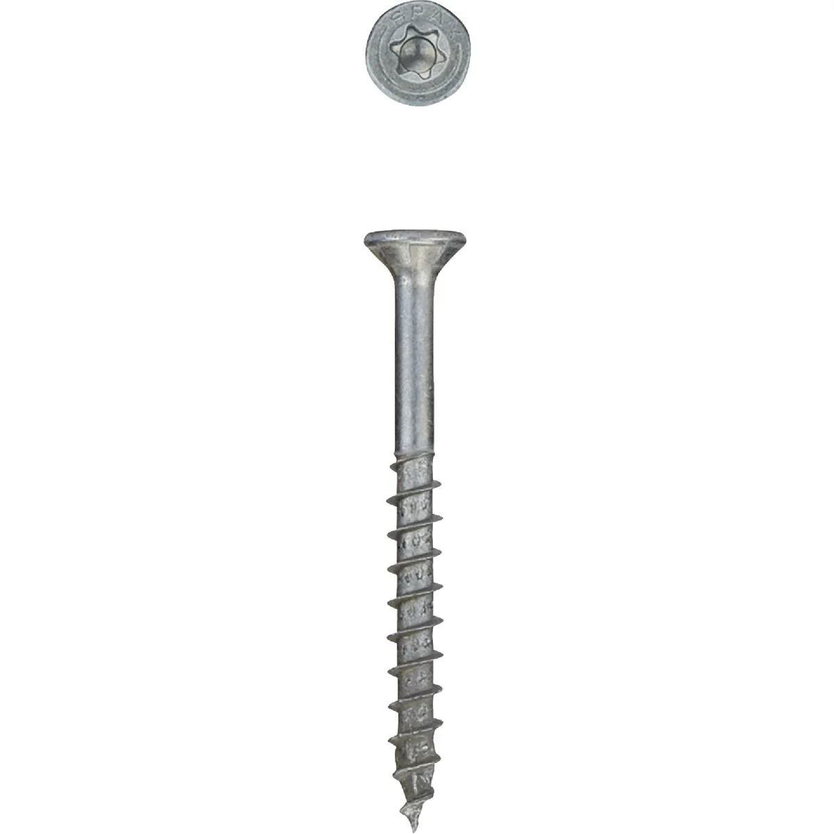 Unique SPAX 14 x 2-1 2 In. Flat Head T-30 HCR-X Exterior Rated Deck Screw 1 Lb. 55-Count Contemporary
