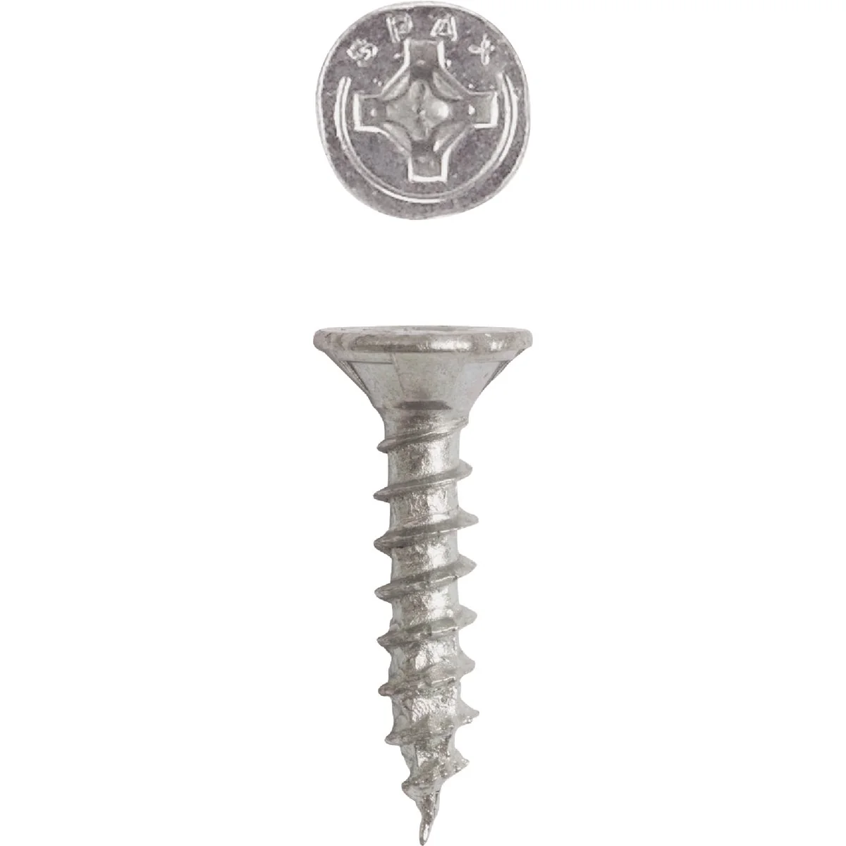 Natural SPAX 8 x 5 8 In. Flat Head Unidrive Combo Drive Zinc Interior Wood Screw 40-Count Secure