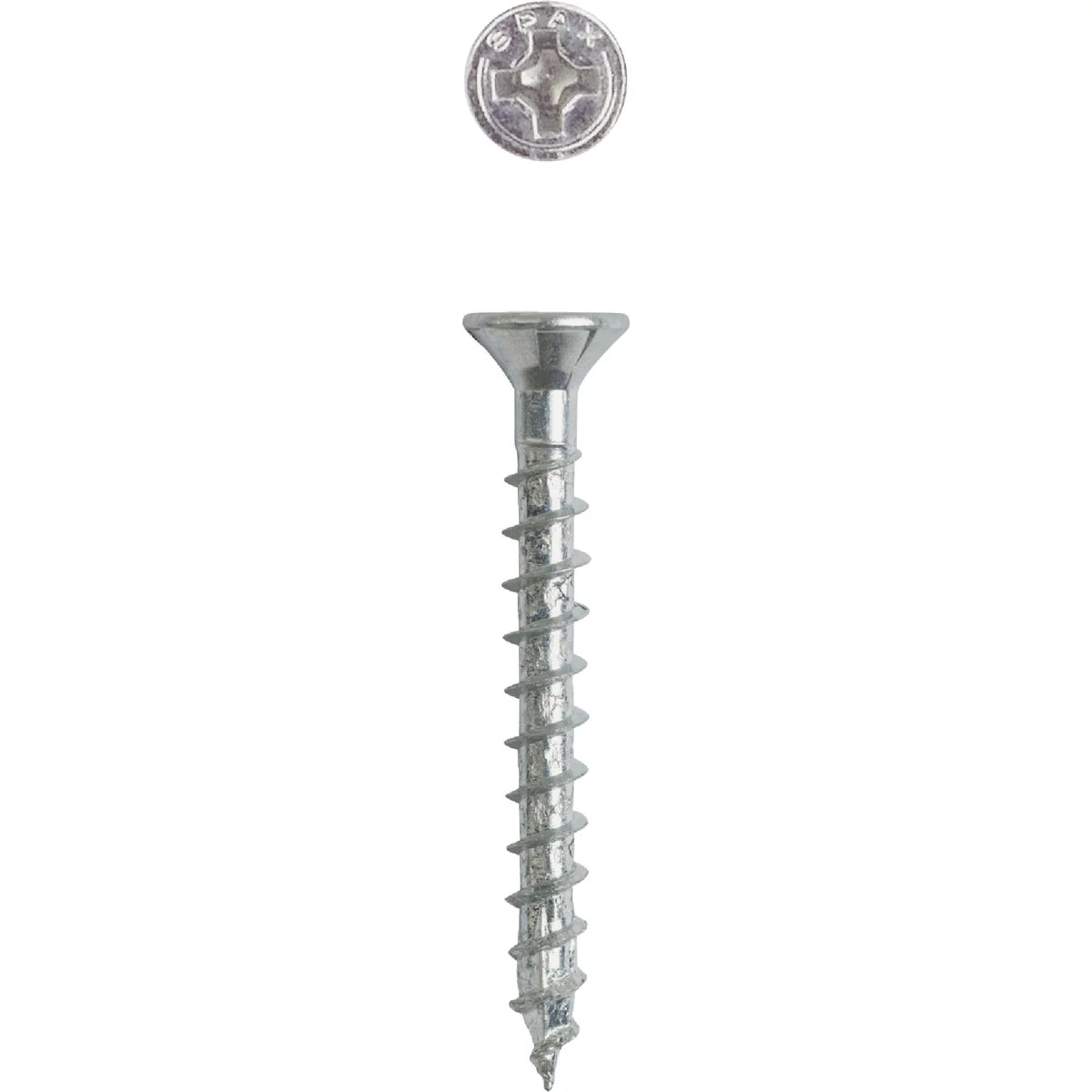 Organic SPAX 6 x 1-1 4 In. Flat Head Unidrive Combo Drive Zinc Interior Wood Screw 35-Count Original