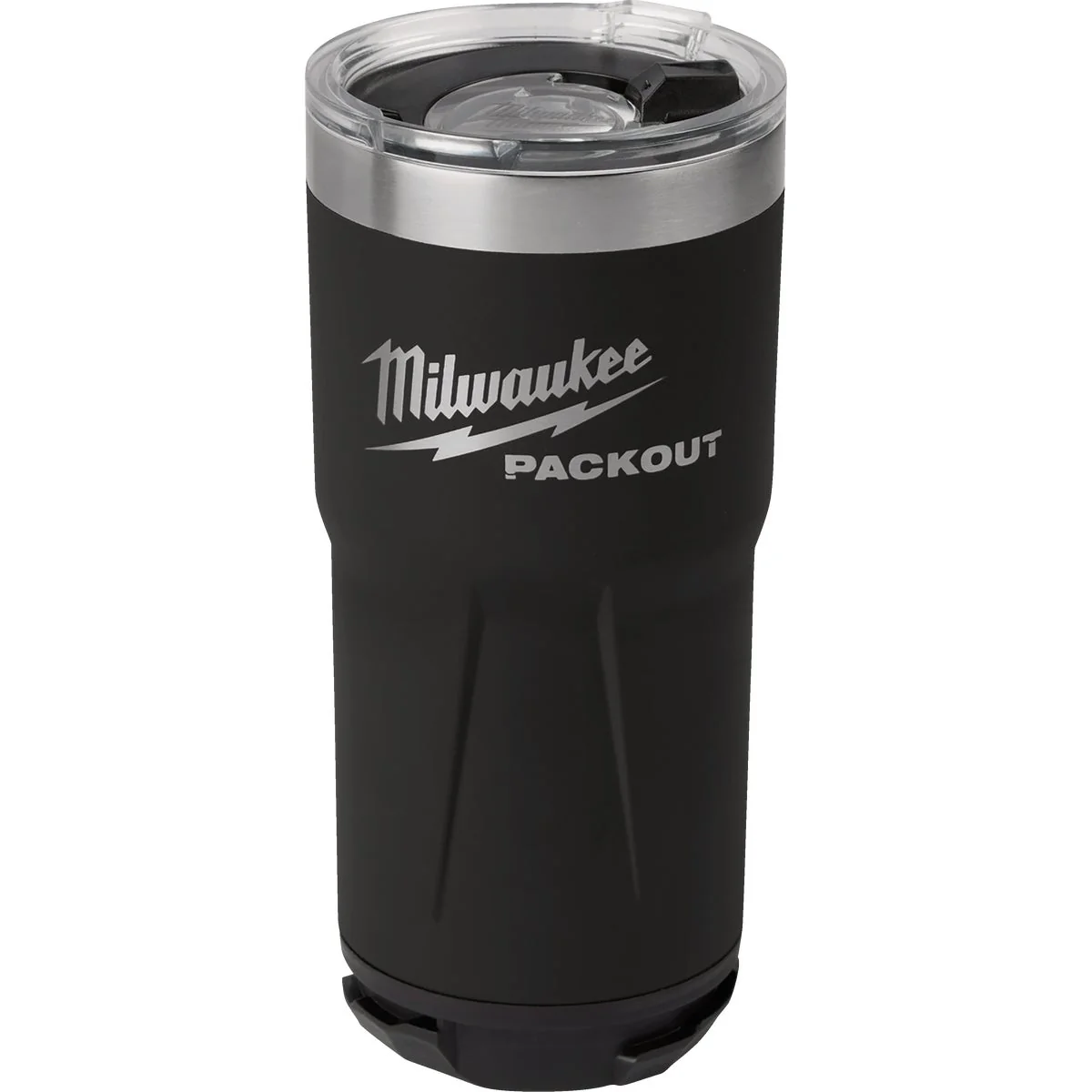 Convenient Milwaukee PackOut 20 Oz. Black Insulated Tumbler Reliable