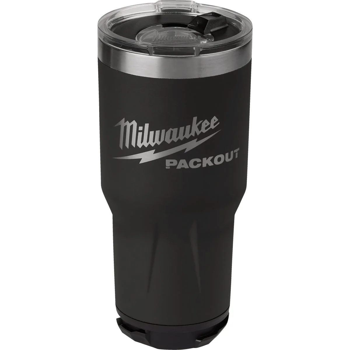 Unique Milwaukee PackOut 30 Oz. Black Insulated Tumbler Durable