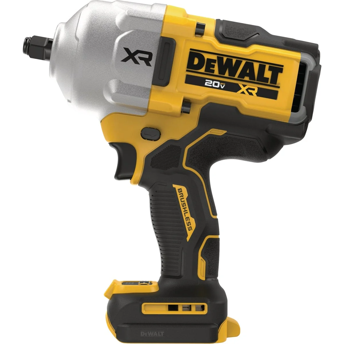 Pure DEWALT 20V MAX XR Brushless 1 2 In. High Torque Cordless Impact Wrench with Hog Ring Anvil Tool Only Reliable