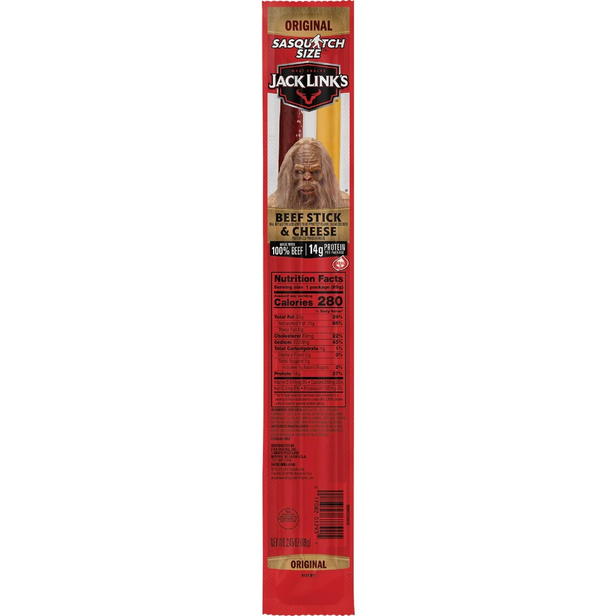 Functional Jack Links 2.45 Oz. XL Beef and Cheese Combo Prestigious