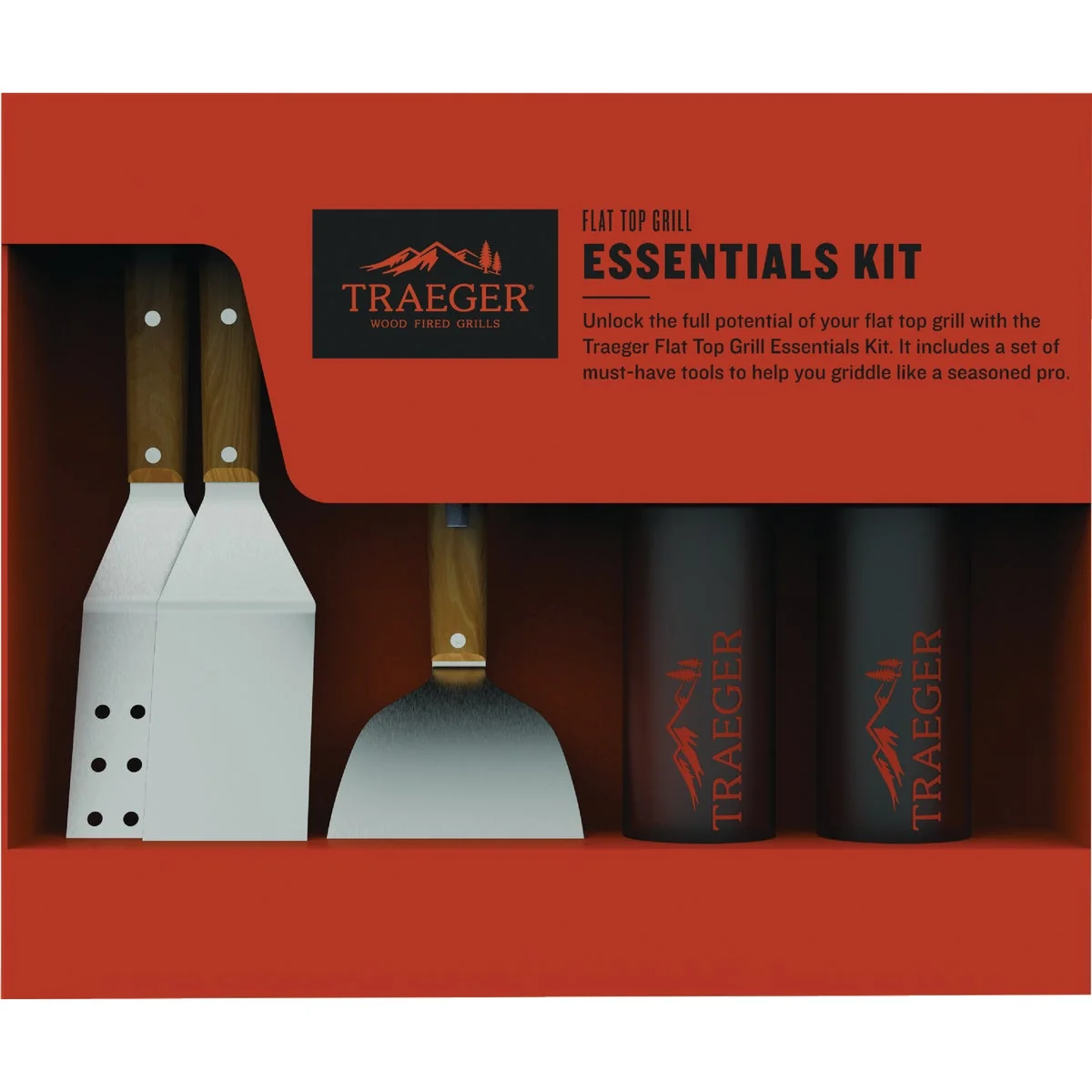 Breathable Traeger Flat Top Grill Essentials Tool Kit High-Grade