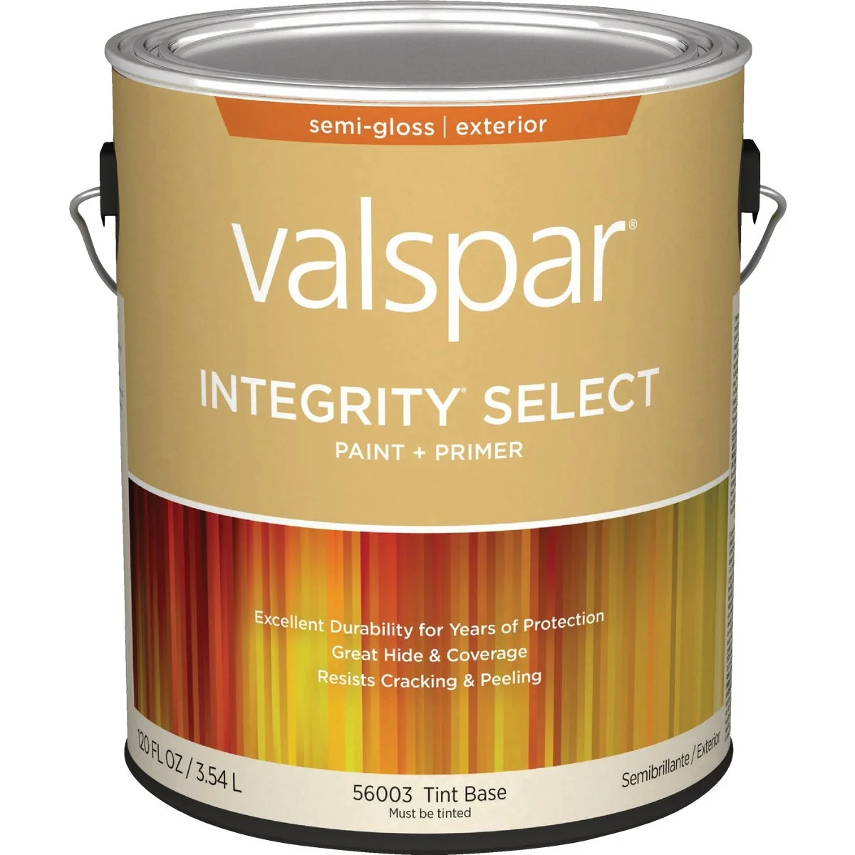Innovative Valspar Integrity Select Semi-Gloss Paint Primer Exterior Paint Tint Base 1 Gal. Dependable