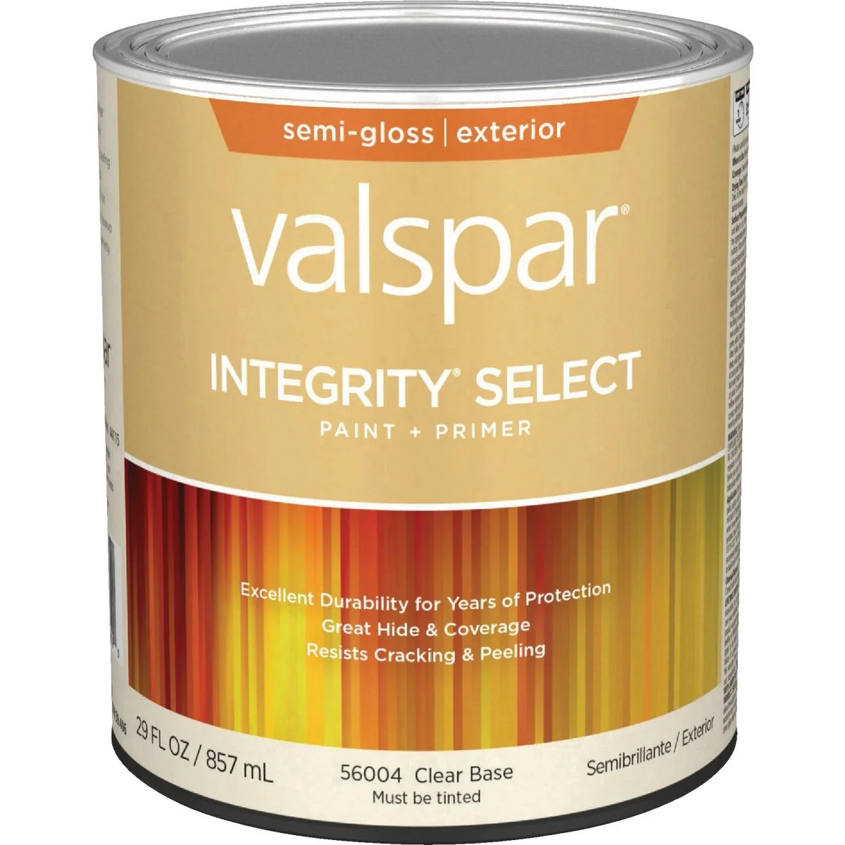 Innovative Valspar Integrity Select Semi-Gloss Paint Primer Exterior Paint Clear Base 1 Qt. Stylish