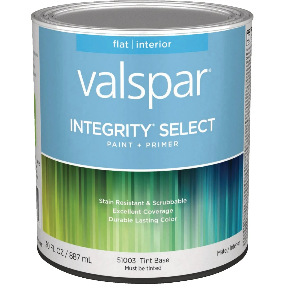 Effective Valspar Integrity Select Paint Primer Flat Interior Paint Tint Base 1 Qt. Exclusive