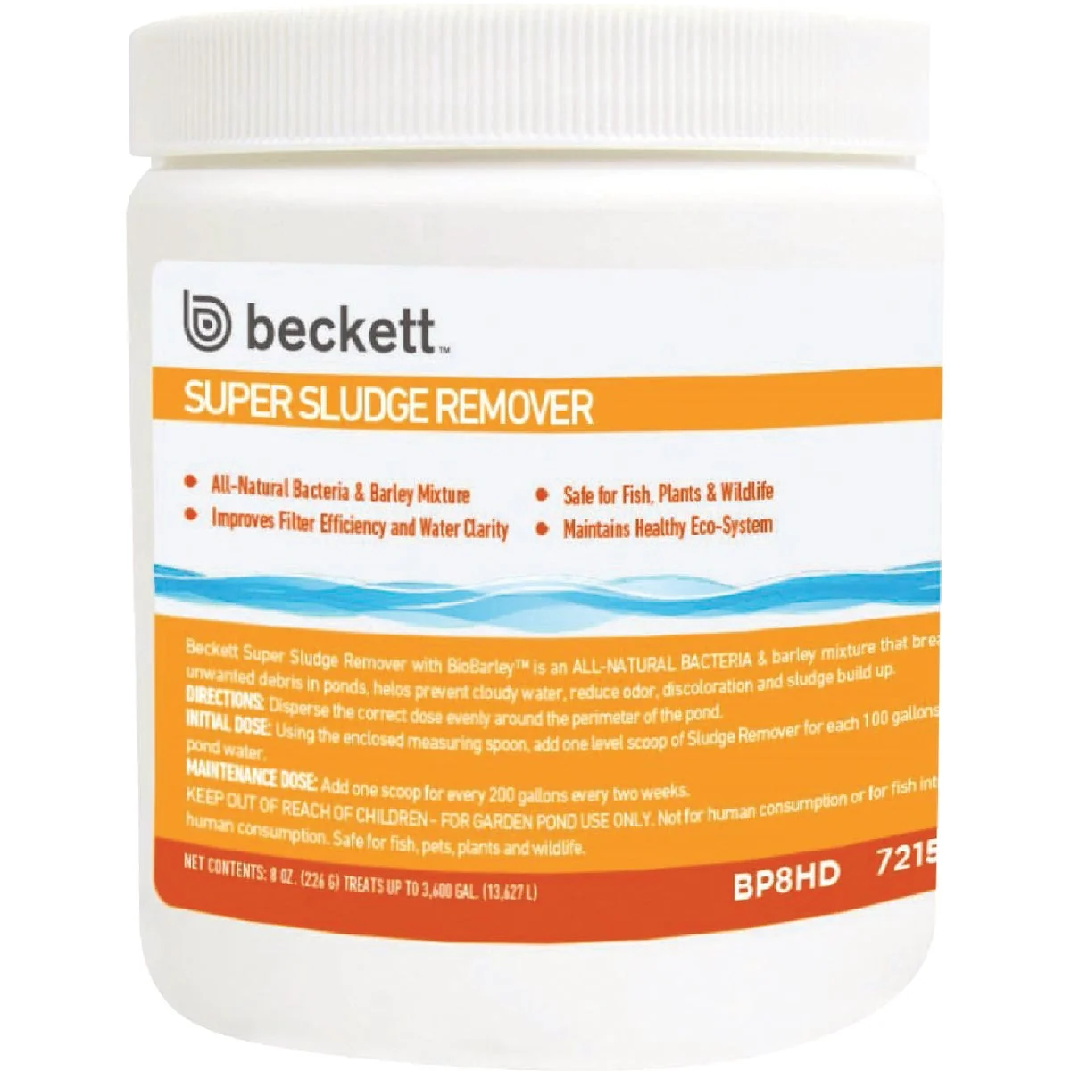 Original Beckett 8 Oz. Super Sludge Remover Water Treatment Secure