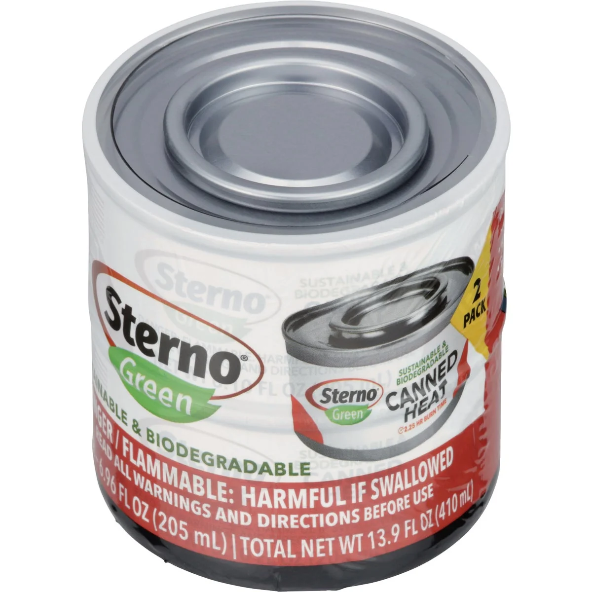 Trendy Sterno Canned Heat 6.96 Oz. Gel Chafing Fuel 2-Pack Natural