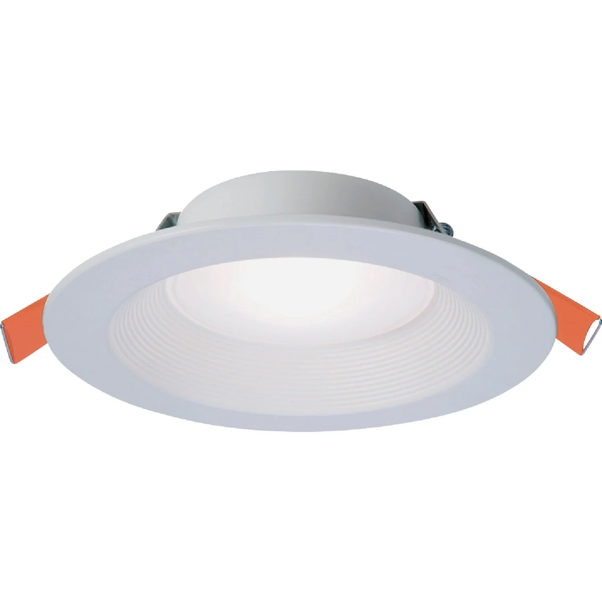 Next-Generation Halo 6 In. Selectable CCT Direct Mount Canless Recessed LED Downlight White Original Design