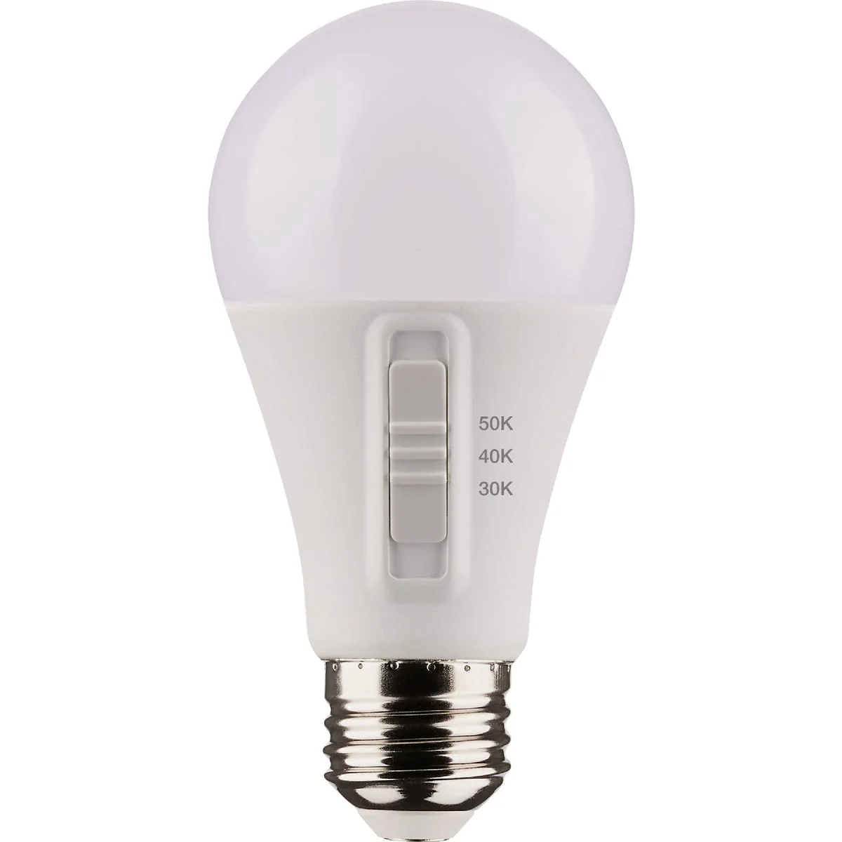 Dependable Satco 75W Equivalent 3CCT-Selectable A19 Traditional LED Light Bulb 4-Pack Elegant