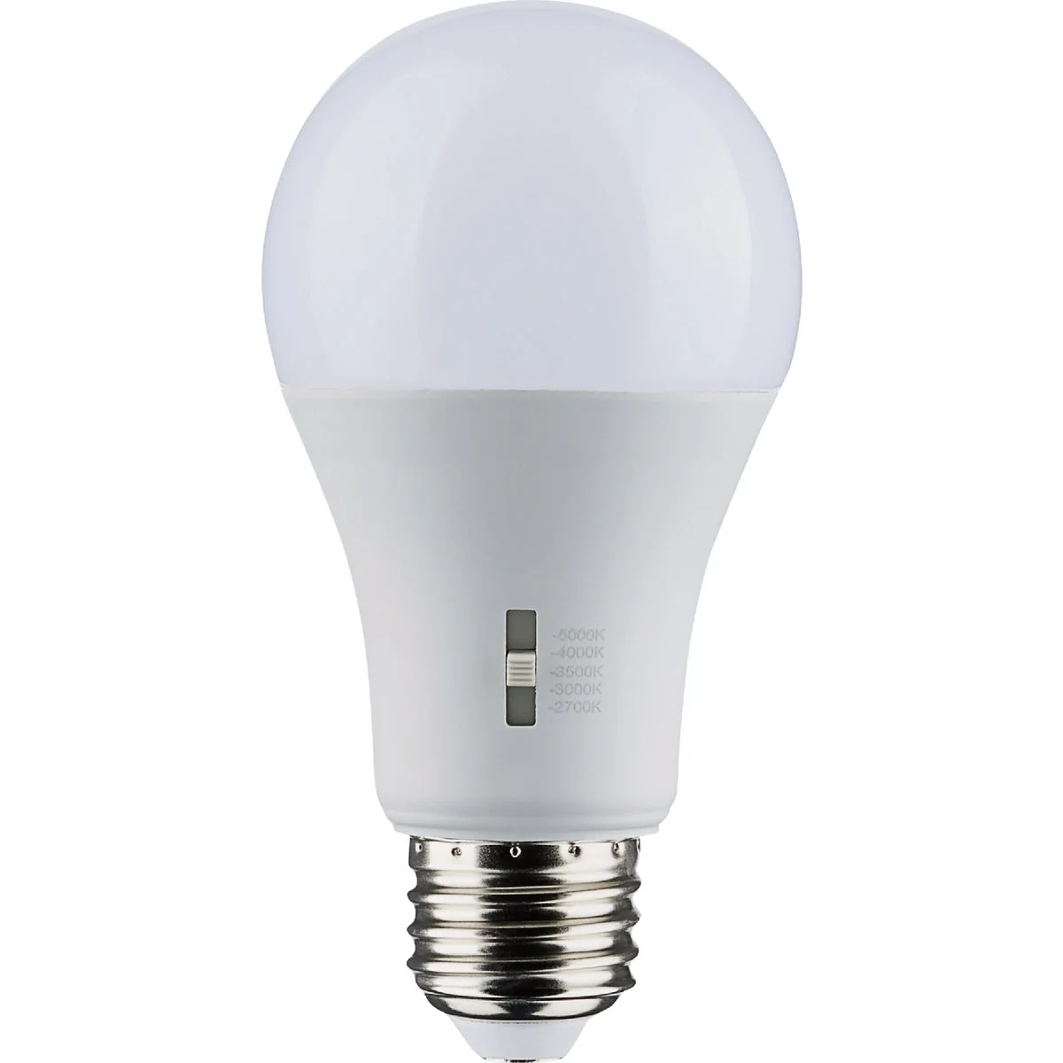 Pure Satco 75W Equivalent 5CCT-Selectable A19 Dimmable Traditional LED Light Bulb Casual
