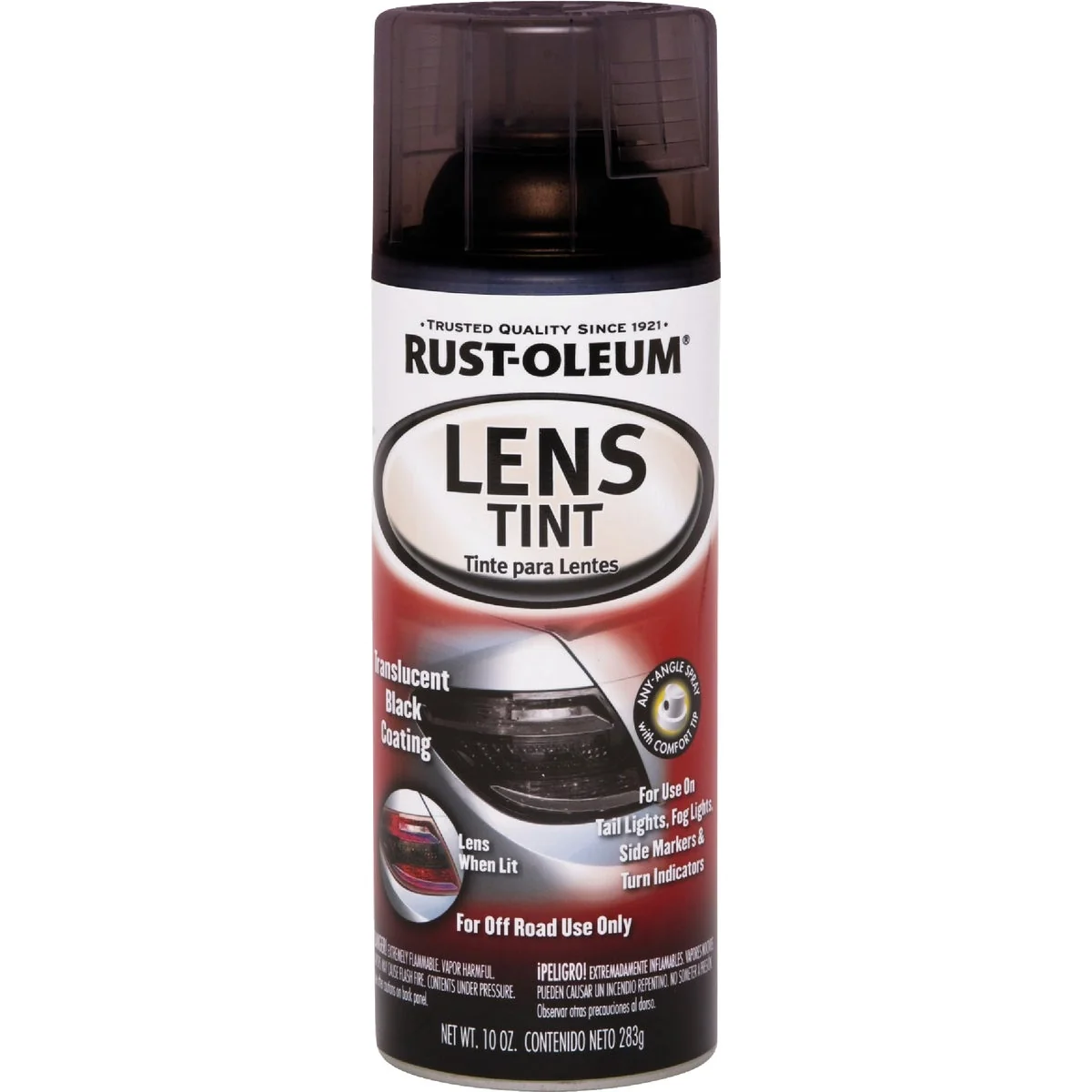 Durable Rust-Oleum Automotive Lens Tint 10 Oz. Translucent Black First-Class