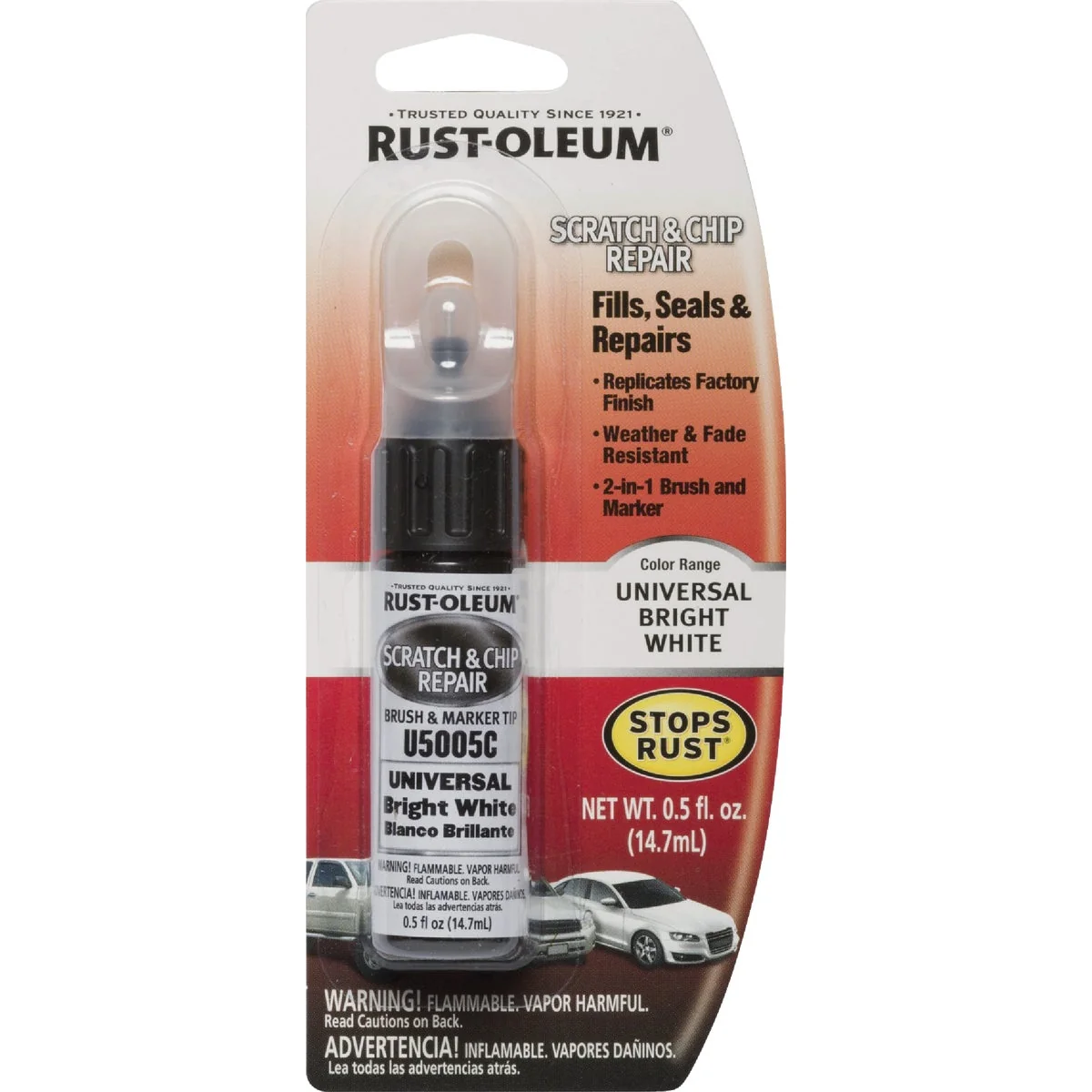 Elegant Rust-Oleum Automotive 0.5 Oz. Universal Bright White Scratch Chip Repair Marker Carefully Designed