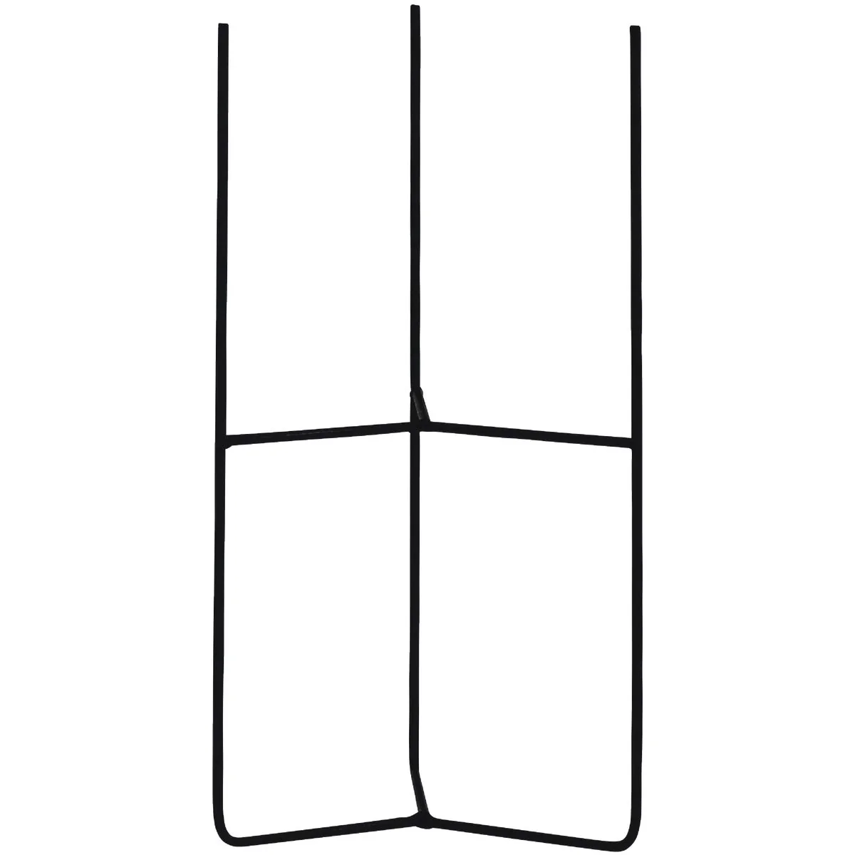 Official American Gardenworks Urban Living Matte Black Powder Coated Steel Tri-Floor Pot Holder Sustainable