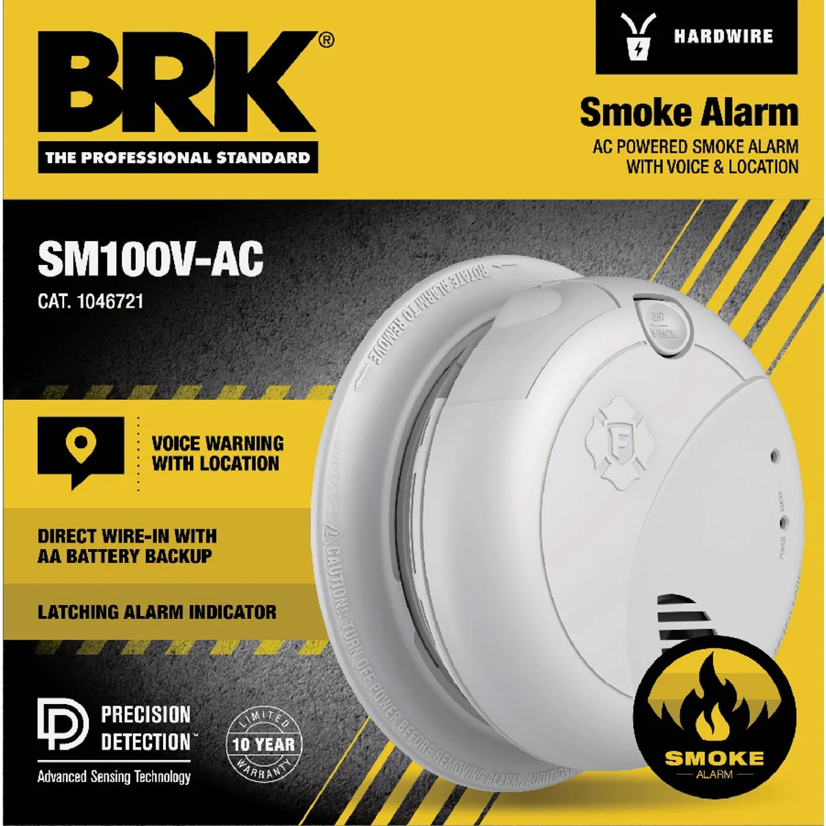 Exclusive BRK Hardwired Photoelectric Smoke Alarm with Voice Alerts Trendy