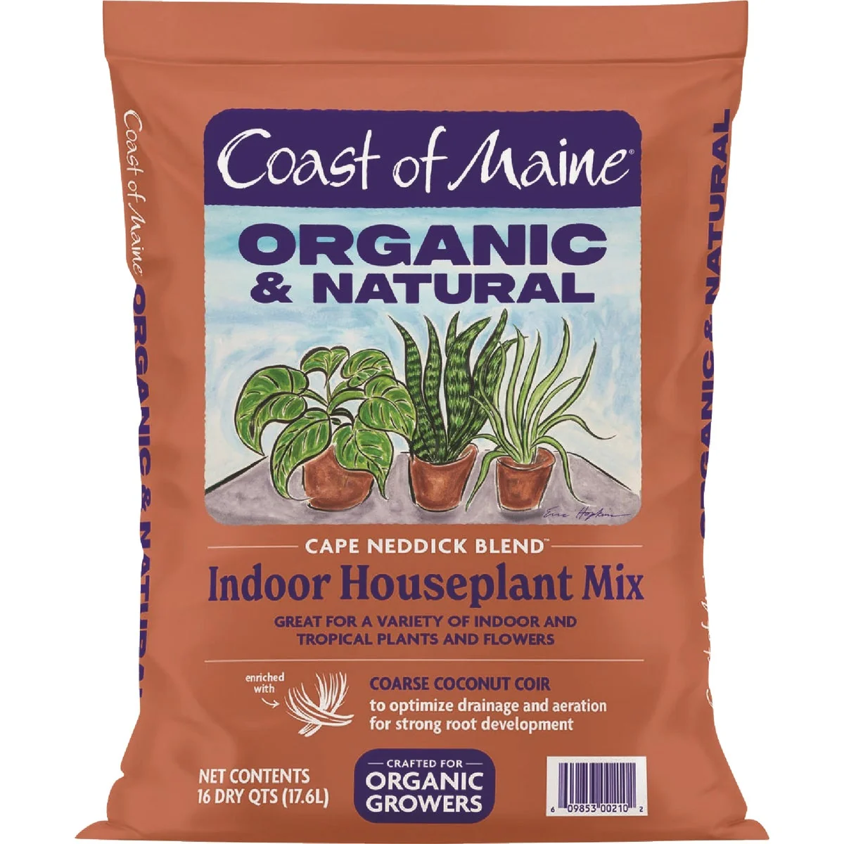 Advanced Coast of Maine Cape Neddick Blend 16 Qt. Indoor Houseplant Mix High-End