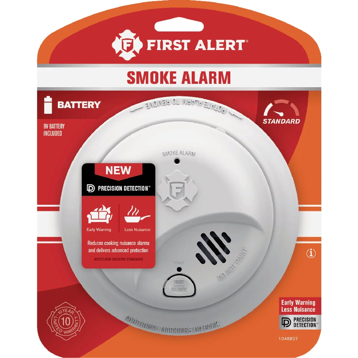 Fast First Alert Battery Powered Ionization Smoke Alarm Stylish