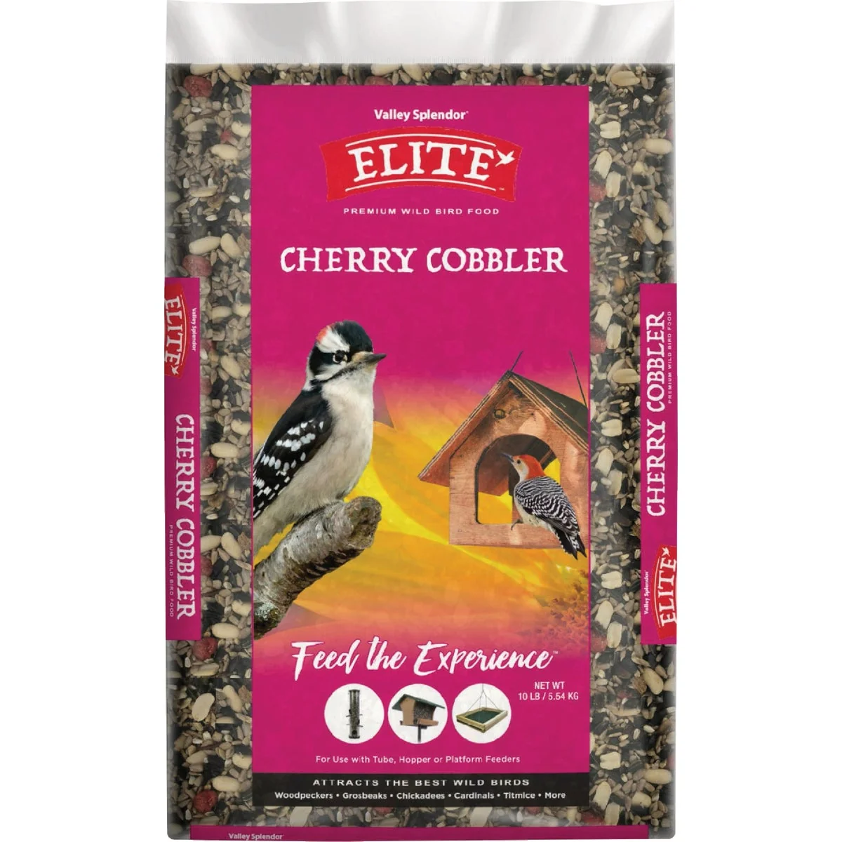 Powerful Valley Splendor Elite 10 Lb. Cherry Cobbler Premium Wild Bird Food High-End