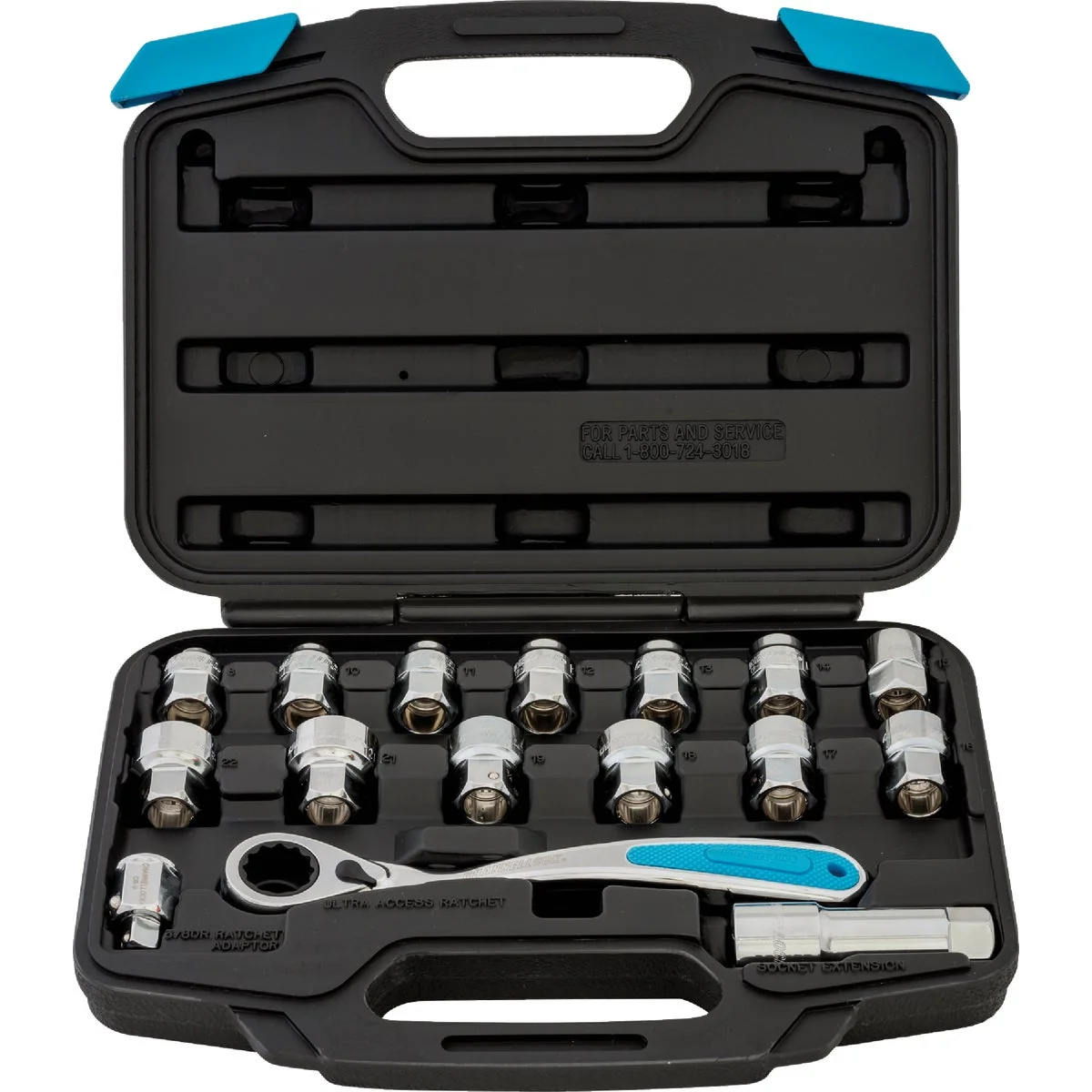 Functional Channellock Standard Metric 3 8 In. Ultra Access Socket Ratchet Set 16-Piece Innovative