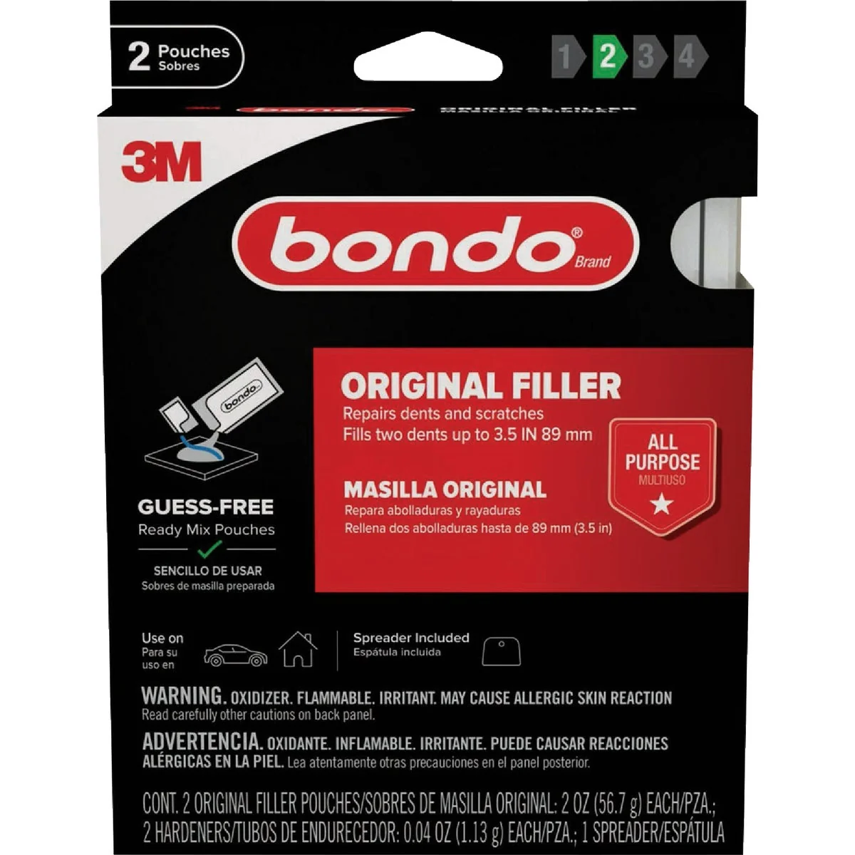 Enhanced Bondo 2 Oz. Ready Mix Filler High-Performance