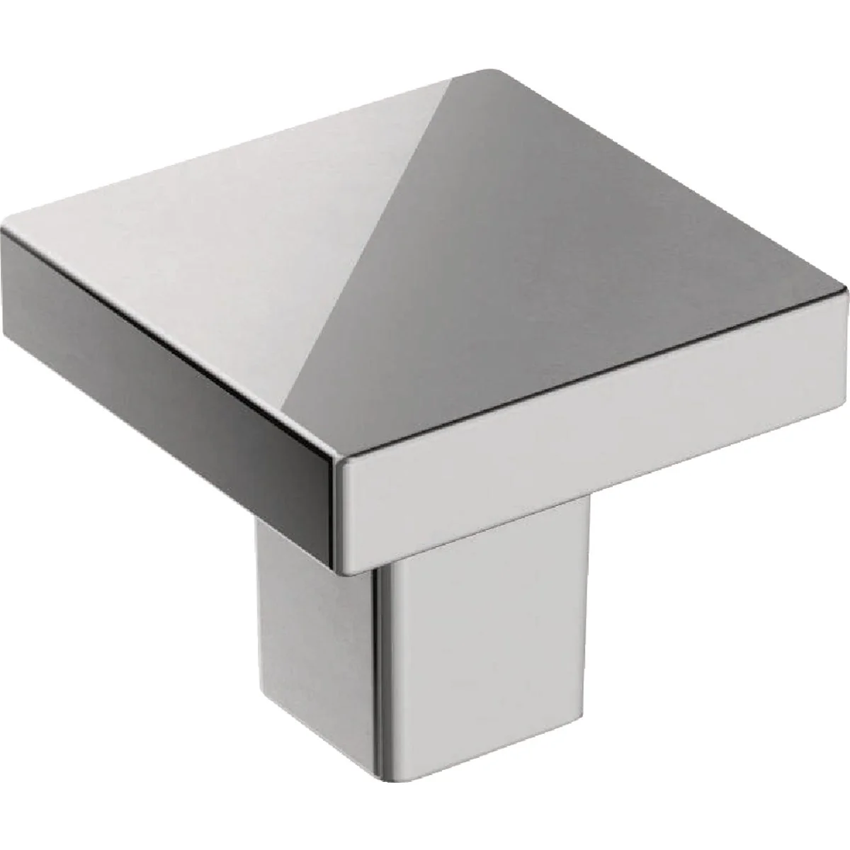 Smart Amerock Monument 1.1875 In. Square Polished Chrome Cabinet Knob User-Friendly