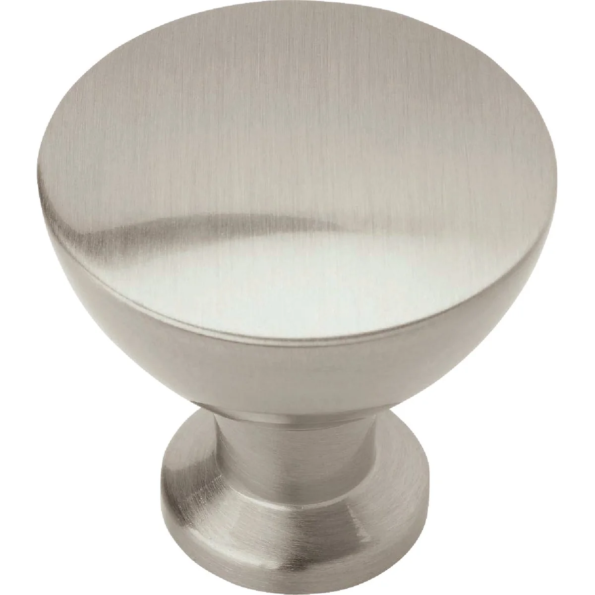 Quality Amerock Grail 1.25 In. Dia. Round Satin Nickel Cabinet Knob Effective