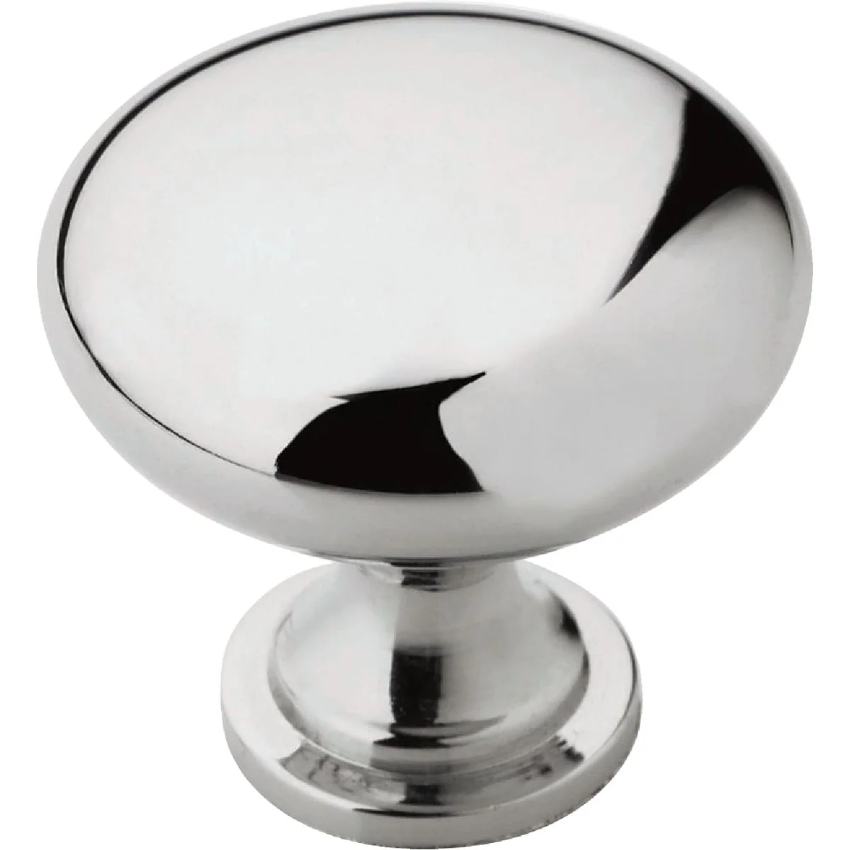 Detailed Amerock Edona 1.25 In. Dia. Round Polished Chrome Cabinet Knob Superior
