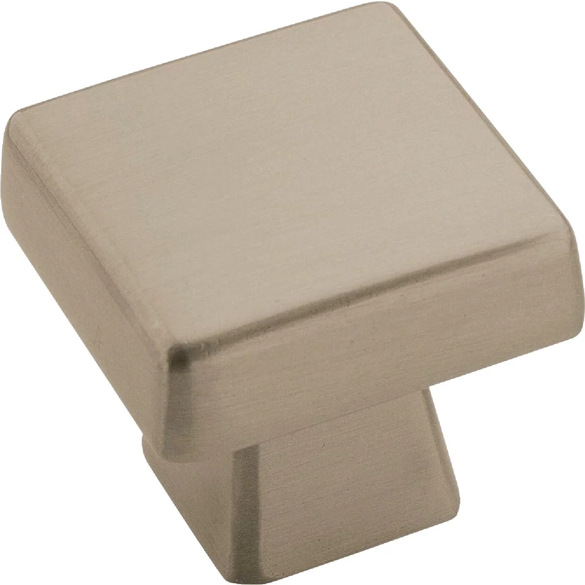 Fast Amerock Blackrock 1.1875 In. Square Satin Nickel Knob Quality