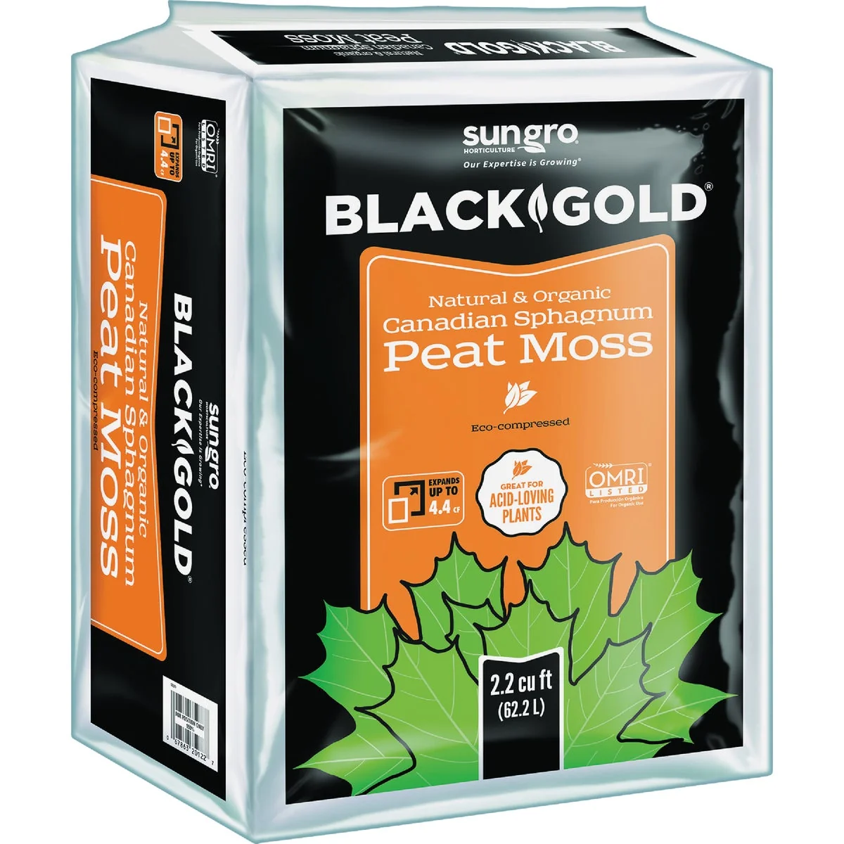 Black Gold 2.2 Cu. Ft. Natural Organic Canadian Sphagnum Peat Moss Prestigious