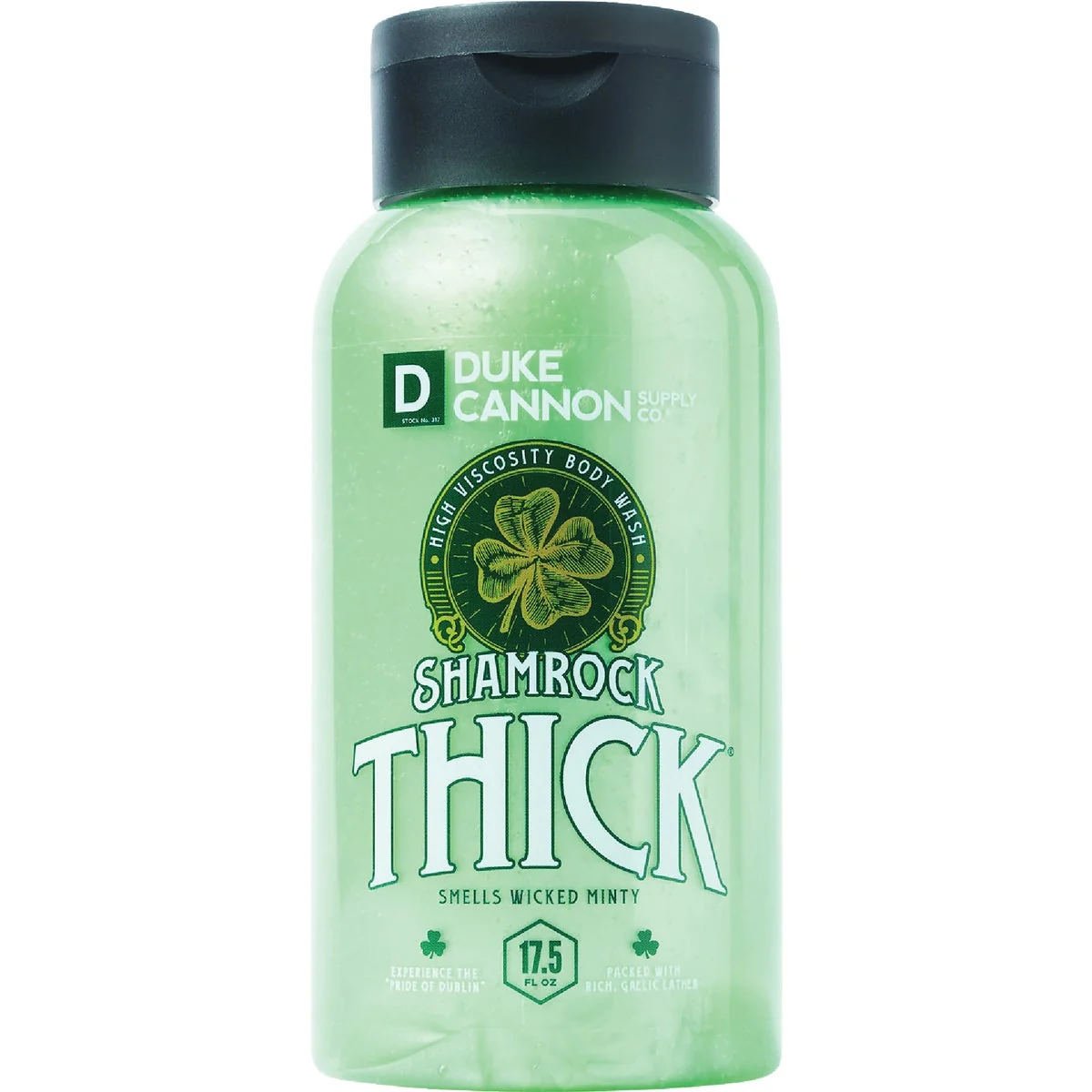 Luxury Duke Cannon 17.5 Oz. Shamrock Thick Liquid Shower Wash - Shamrock Limited Edition Dependable