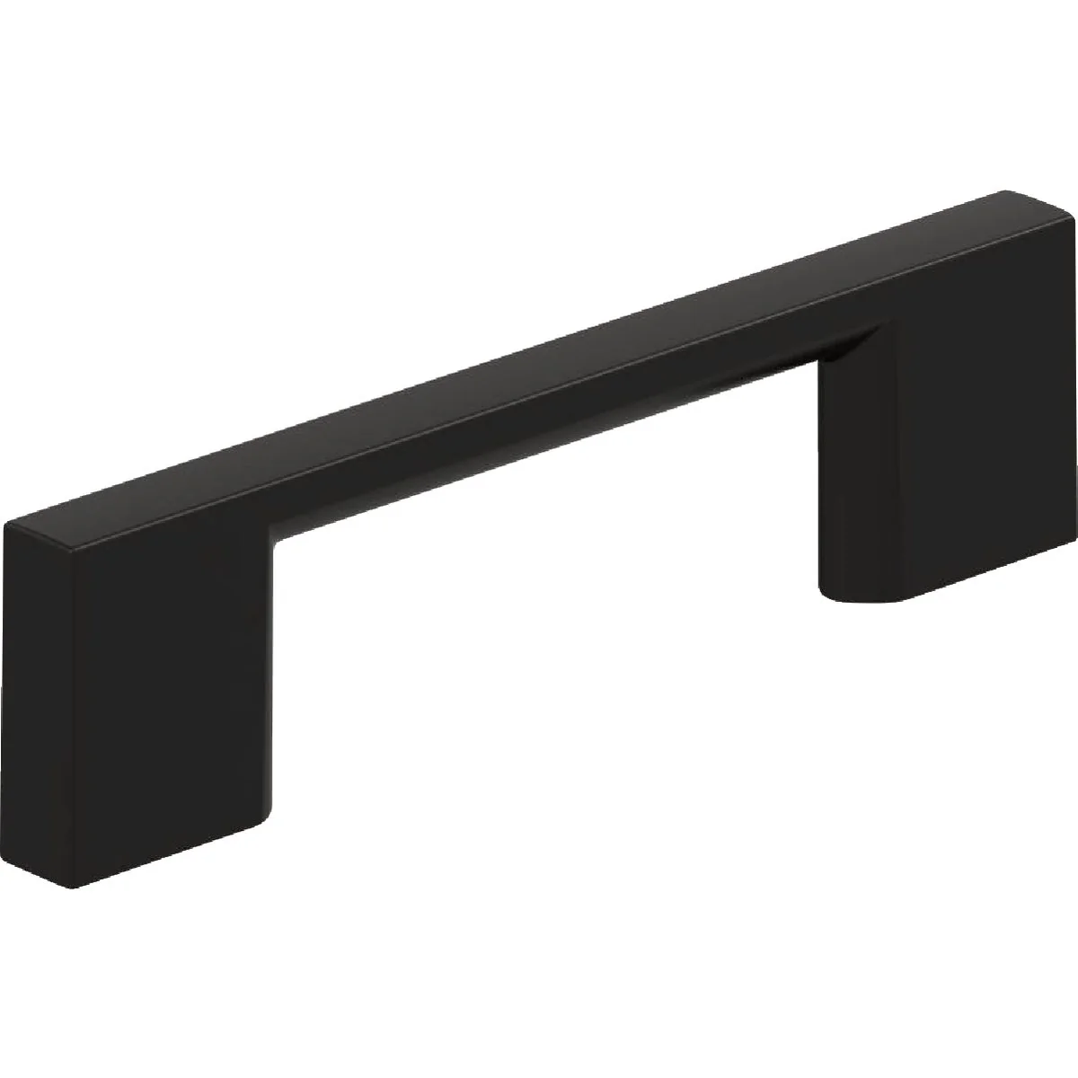 Consistent Amerock Everyday Basics Cityscape 3 In. Matte Black Cabinet Pull Organic