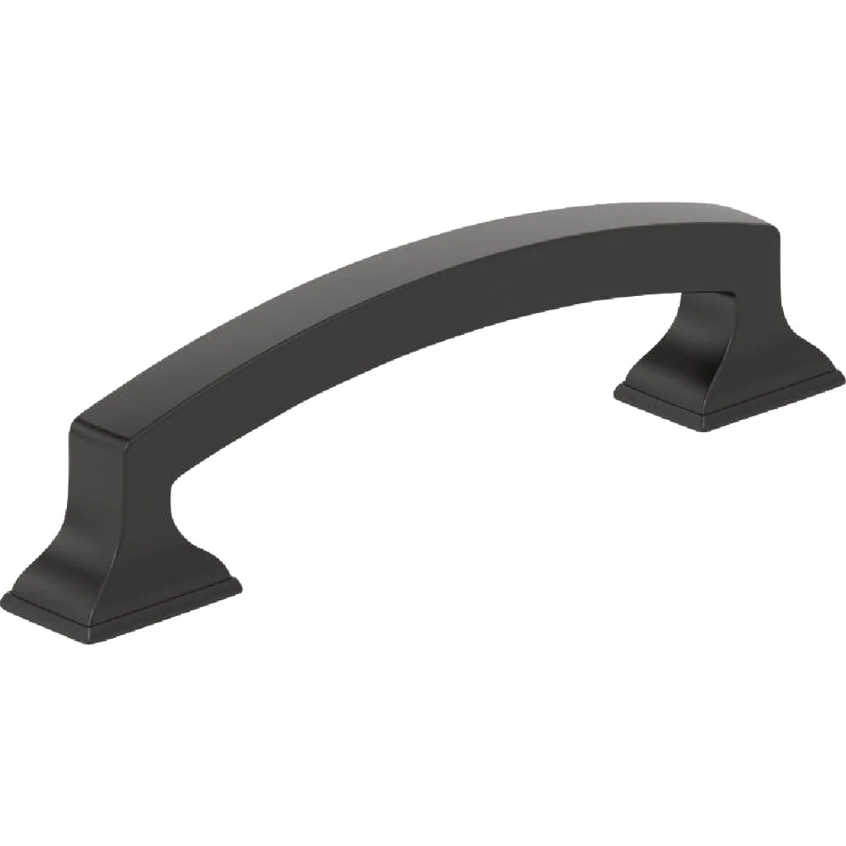 Environmentally Friendly Amerock Everyday Basics Incisive 3.75 In. Matte Black Cabinet Pull Soft