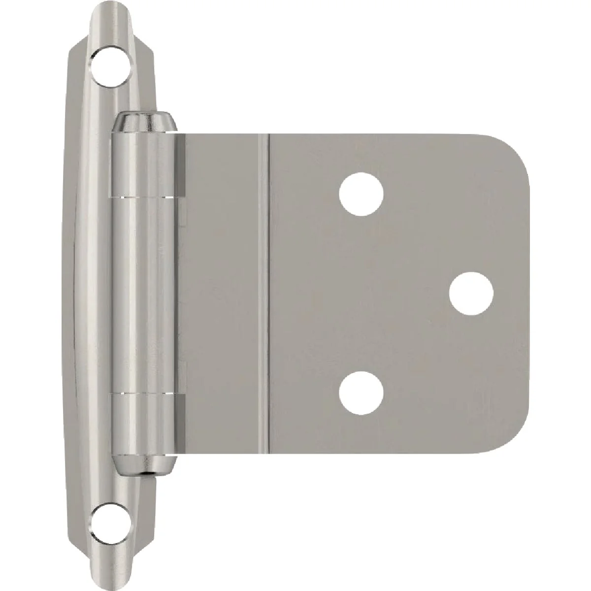 Recyclable Amerock 3 8 In. Polished Chrome Inset Self Closing Face Mount Cabinet Hinge 2-Pack High-Quality