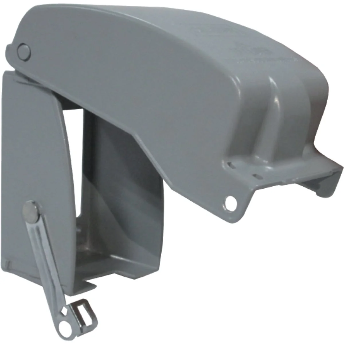 High-Grade Southwire Single Gang Gray Metallic Vertical While In-Use Extra-Duty Rated Multi-Use Cover Natural