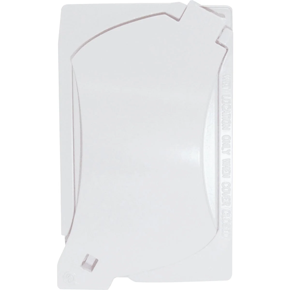 Certified Southwire 6-In-1 Single Gang White Vertical Horizontal Multi-Use Weatherproof Cover Secure
