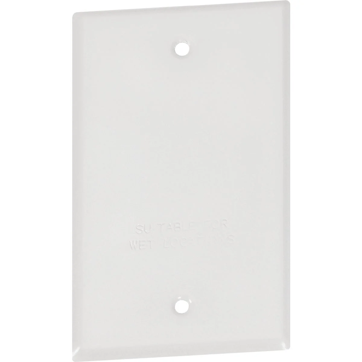 Innovative Southwire Single Gang White Weatherproof Blank Cover Superior