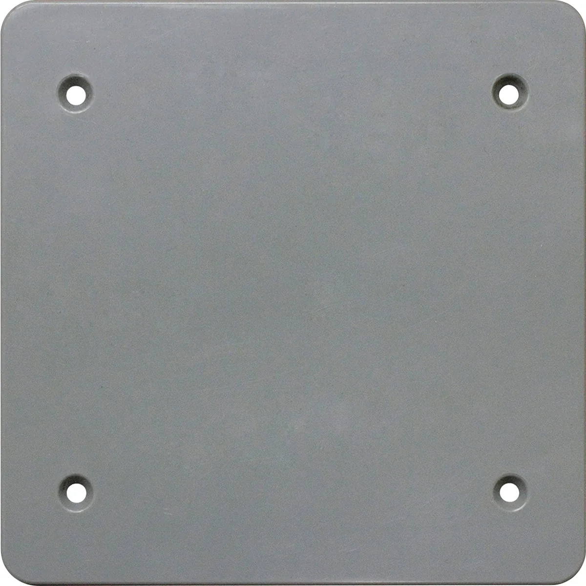 Secure Southwire Double Gang Gray Non-Metallic Weatherproof Blank Cover Natural